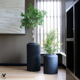 Plantnenpot - Horsens rau schwarz