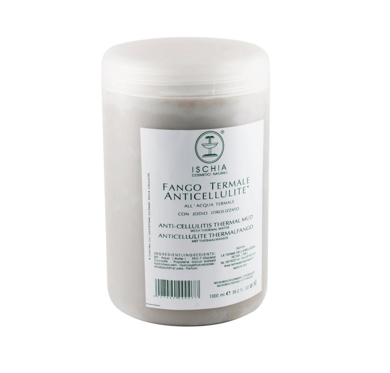 Anticellulite termisk mudder - 1000 ml krukke