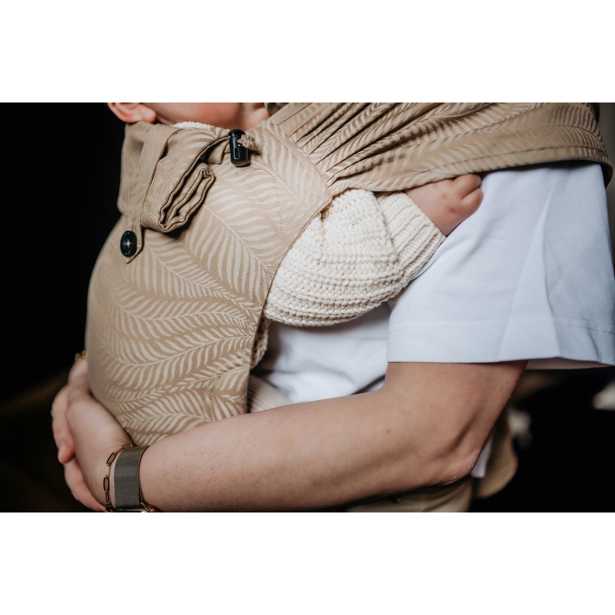 Baby Carrier Wrap & Go Baby - Palm - Beige / Sand