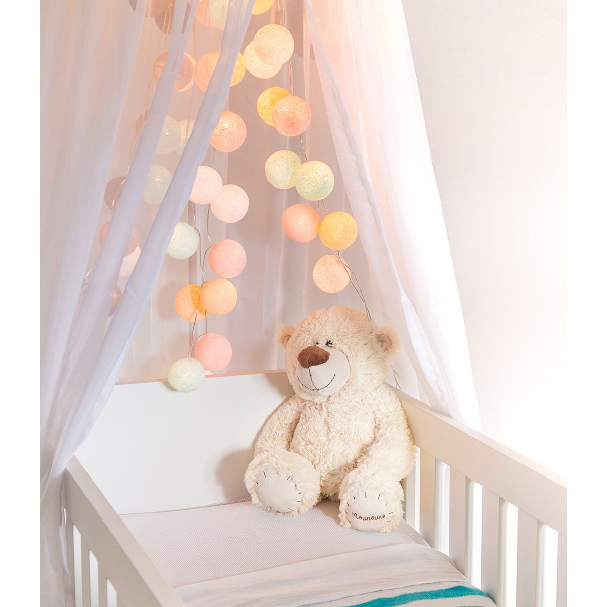 Indendørs almindelig String Light - Pastel