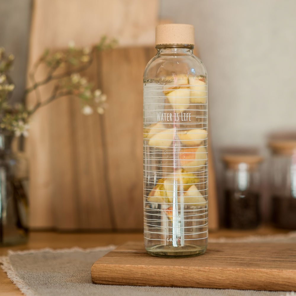 WATER IS LIFE 0.7 l glass bottle