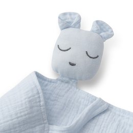 SET DOUDOU + BANDANA + BEISSRING - MOD. OSO – BLAU/GRAU