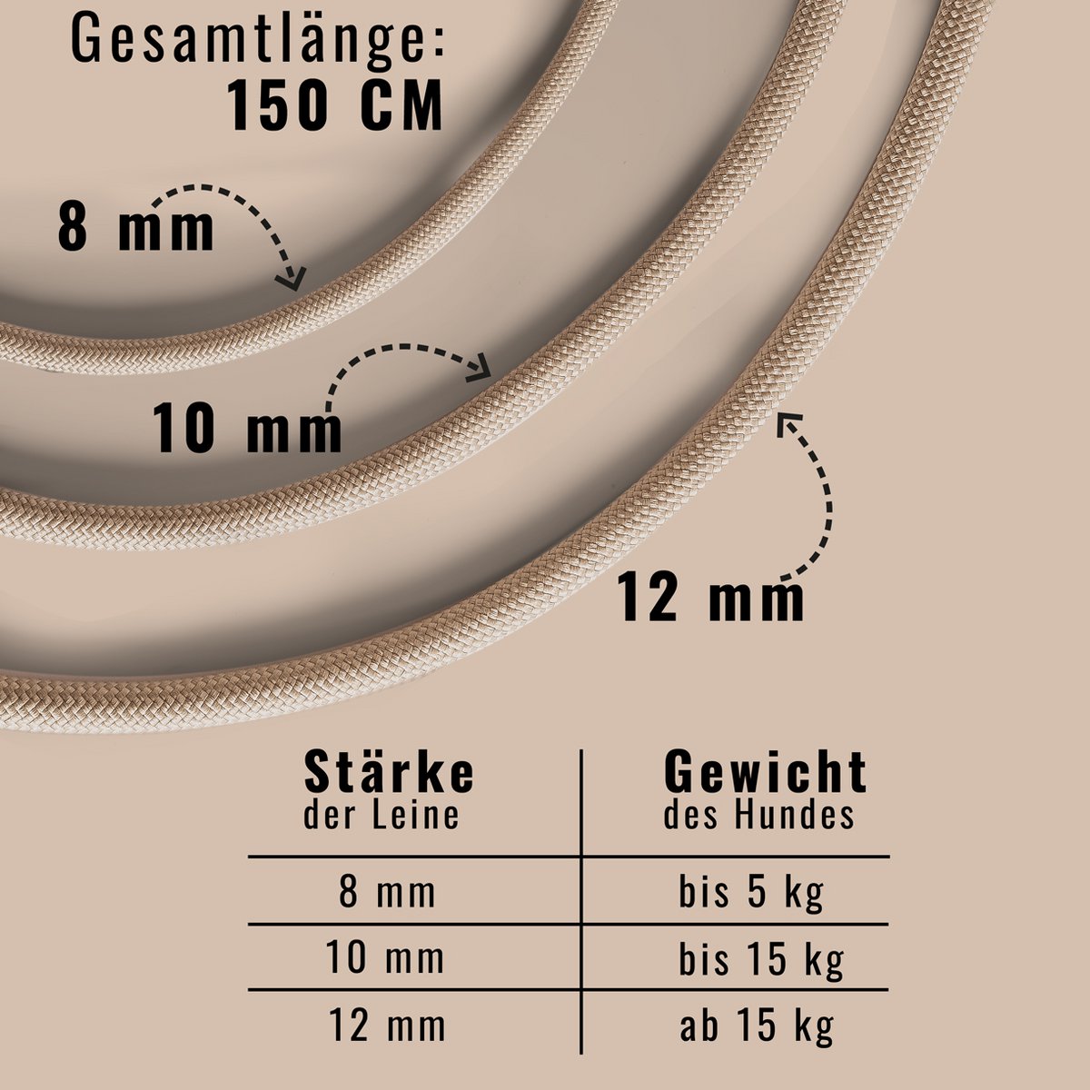 NE & NO® Retrieverleine - Touline met een geïntegreerde kraag