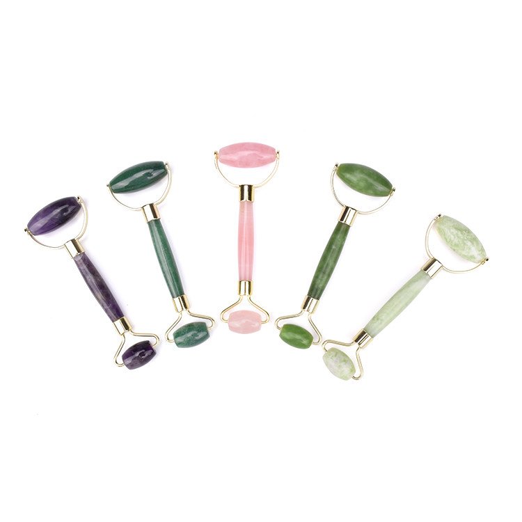 Beauty set Botanical serum and gemstone roller