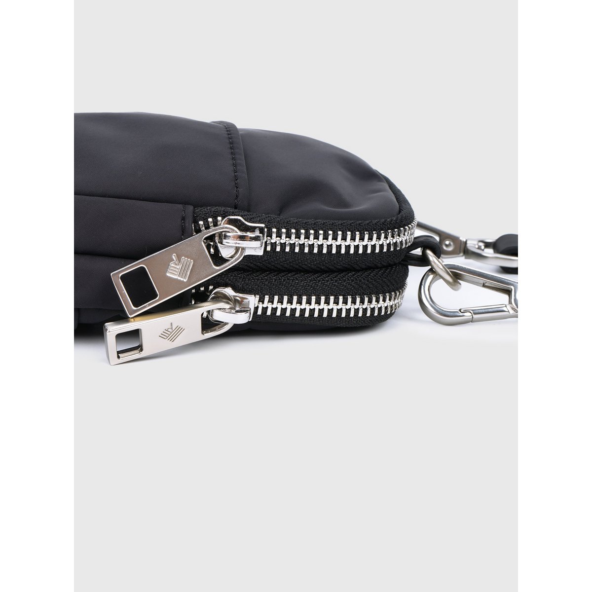 Double-Phone Bag - Charcoal Black