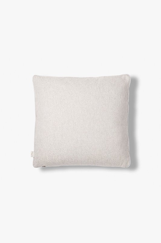 Housse de coussin déco luxe mohair Amy gris brume 50x30 cm