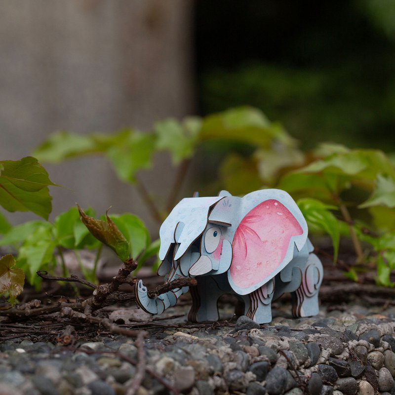 Mieredu - 3D Puzzel Build And Sound - Afrikaanse Olifant