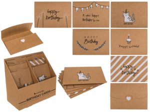 Bastelpapier-Geschenkkarte 2 in 1,