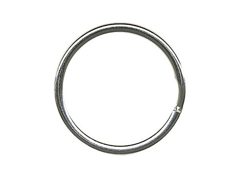 Sleutelring Alco 25mm metaal zakje a 10 stuks x 10 in doos