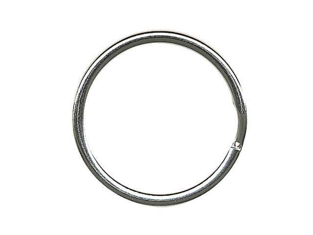 Sleutelring Alco 25mm metaal zakje a 10 stuks x 10 in doos