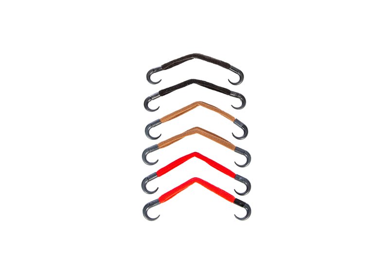 Supporto per coda di cavallo elastico per capelli con ganci