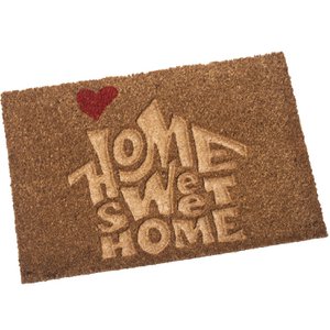 FELPUDO FIBRA DE COCO 40X60CM-HOME SWEET HOME- NATURAL 40X2X60CM ST63292