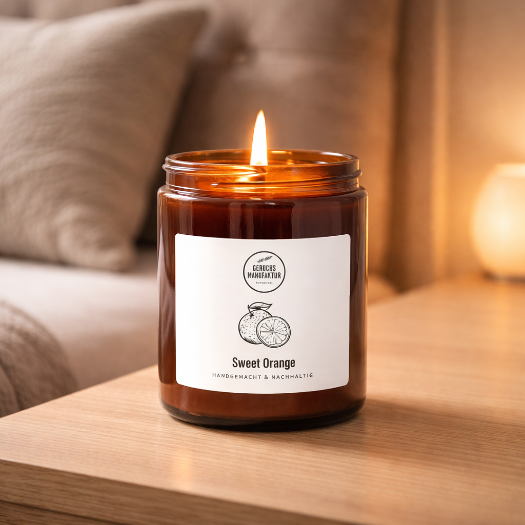 Fragrance candle "Sweet Orange" - fruity & refreshing