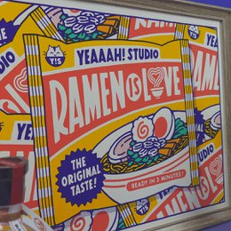 Druk „Ramen to miłość”.