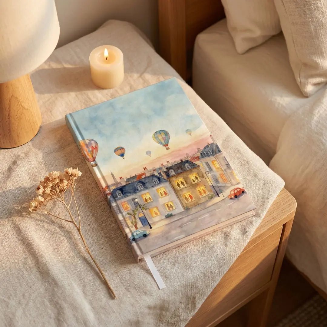 Notebook | Hardbound A5 Plain Pages Illustrated