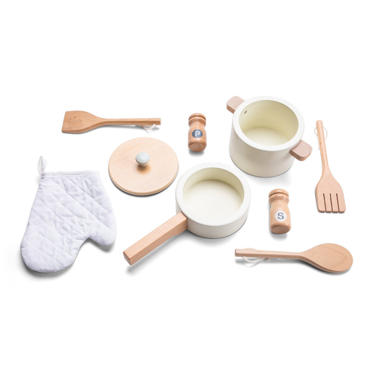 Cocina infantil de juguete de madera - Rattan