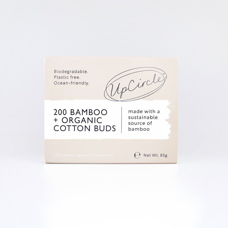 200 Bamboo + Organic Cotton Buds