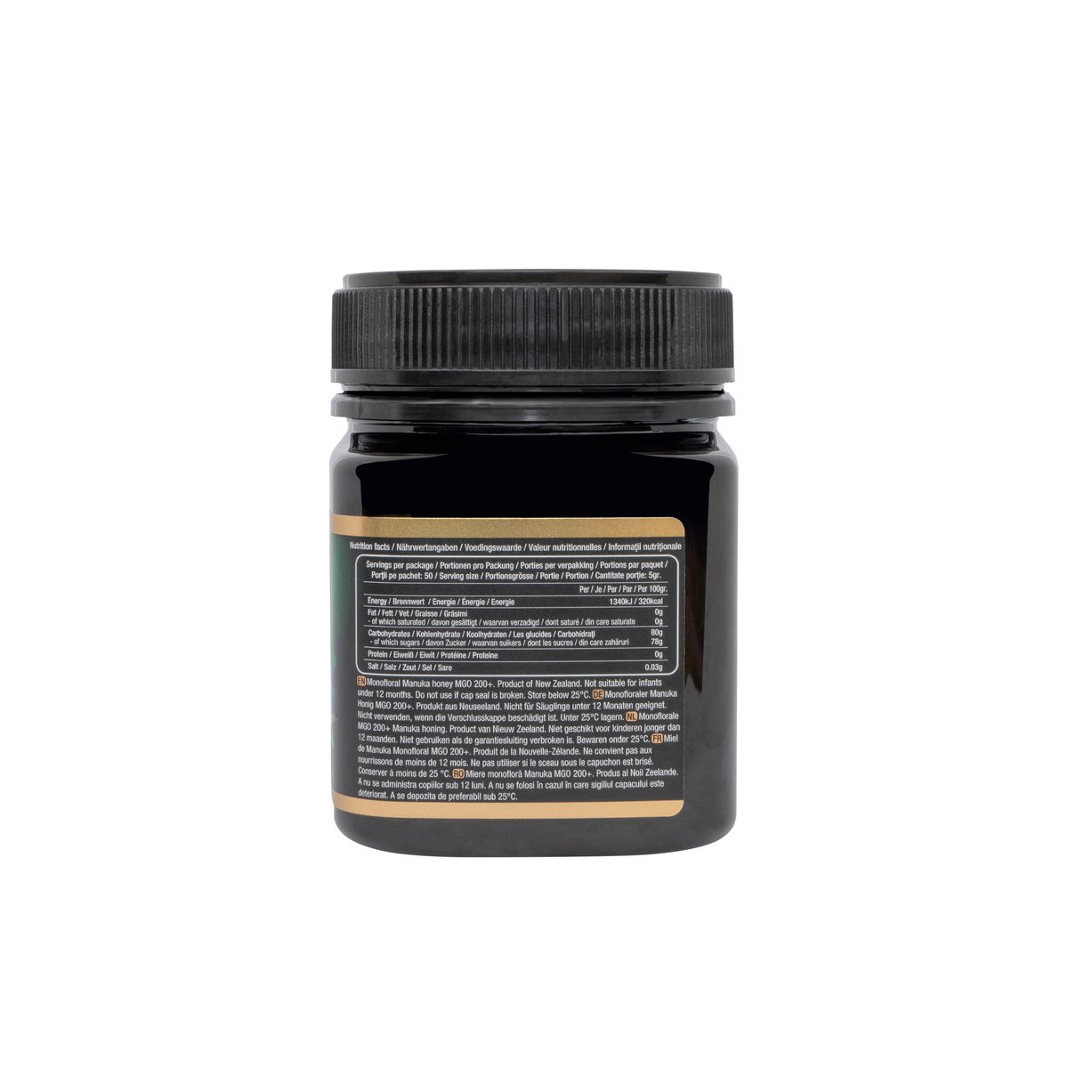 100% Pure, raw Manuka Honey MGO 200+ (250 grams)