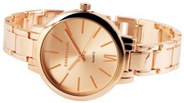 Excellanc ladies' watch with metal bracelet