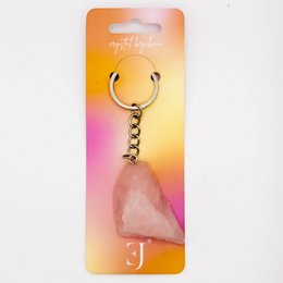 Keychain Rose quartz