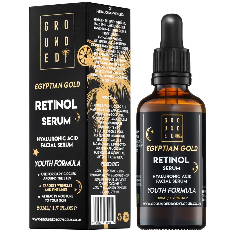 Ägyptisches Gold Anti Aging Retinol Gesichtsserum (50ml)