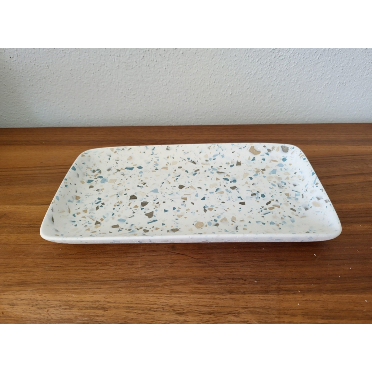 Square bowl Terrazzo "Dune"
