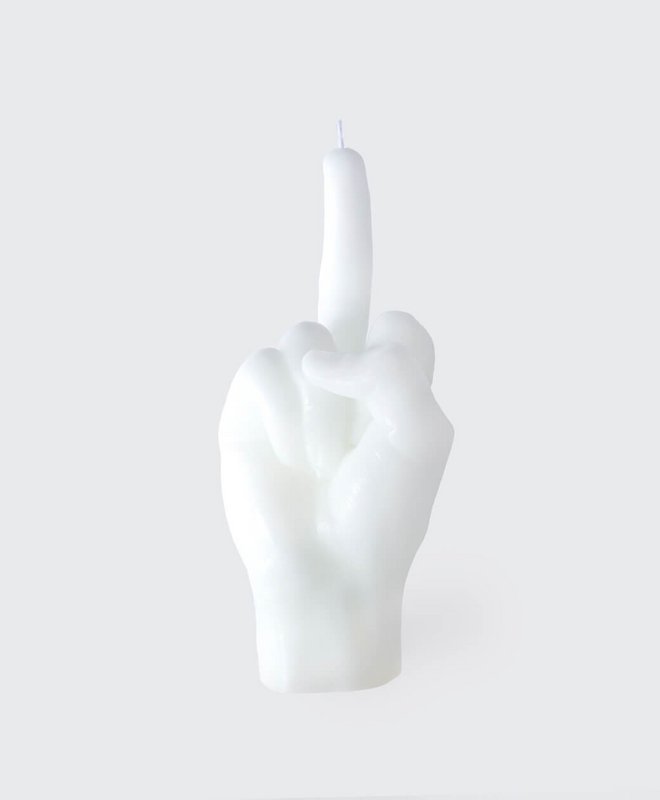 F*ck dig Candle White