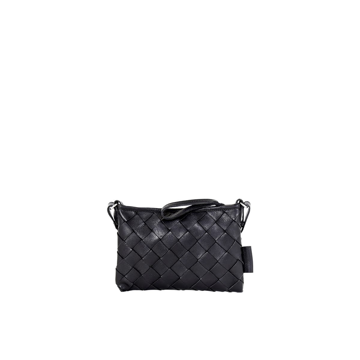 Toarie Woven Clutch Lille Sort