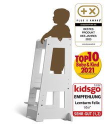 tiSsi® Lernturm FELIX Buche WEISS