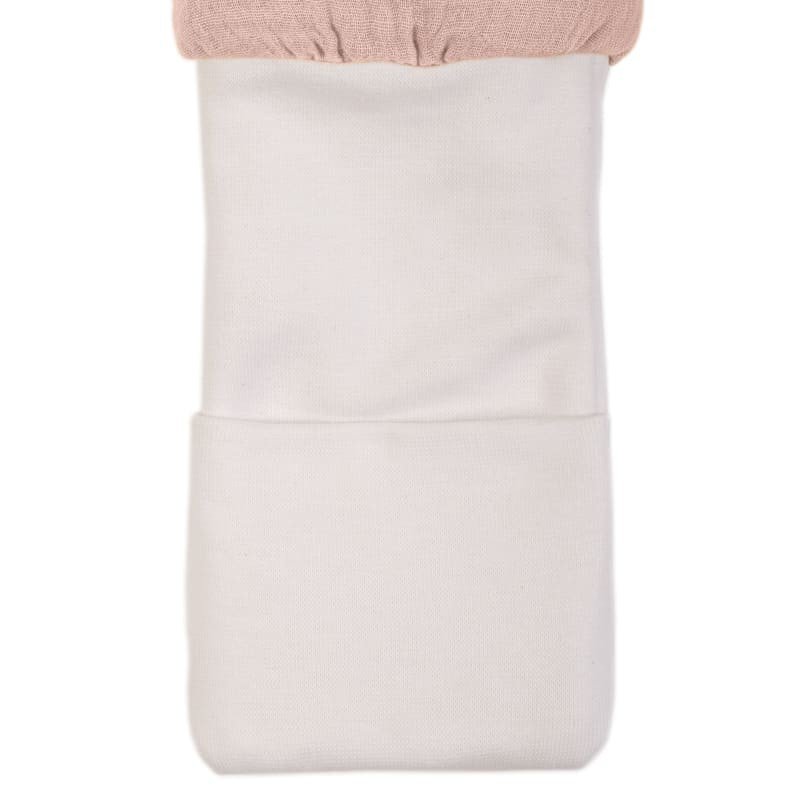 Dubleside BIO muslin NEWBORN SLEEPBAG TOG 2, 12-24m DARK BLUSH/SALMON