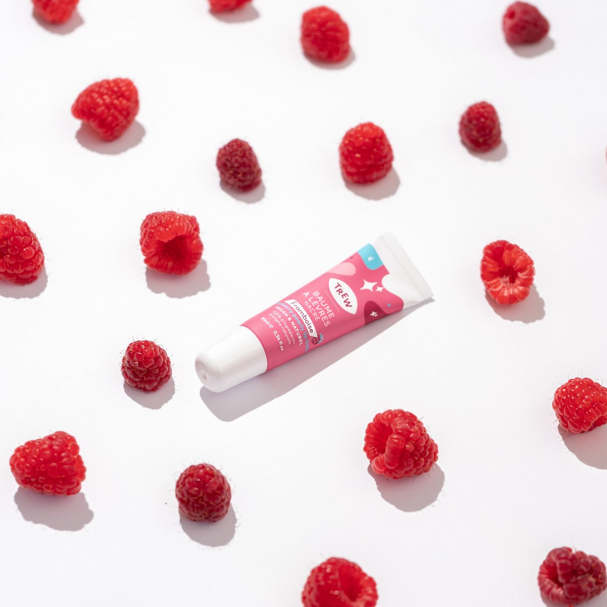 Baume à Lèvres Teinté Arôme Framboise 100% Naturel & Vegan : Vrac