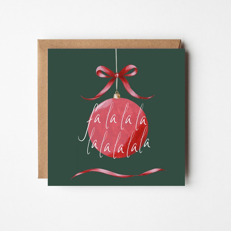 Cartolina di Natale Falalala
