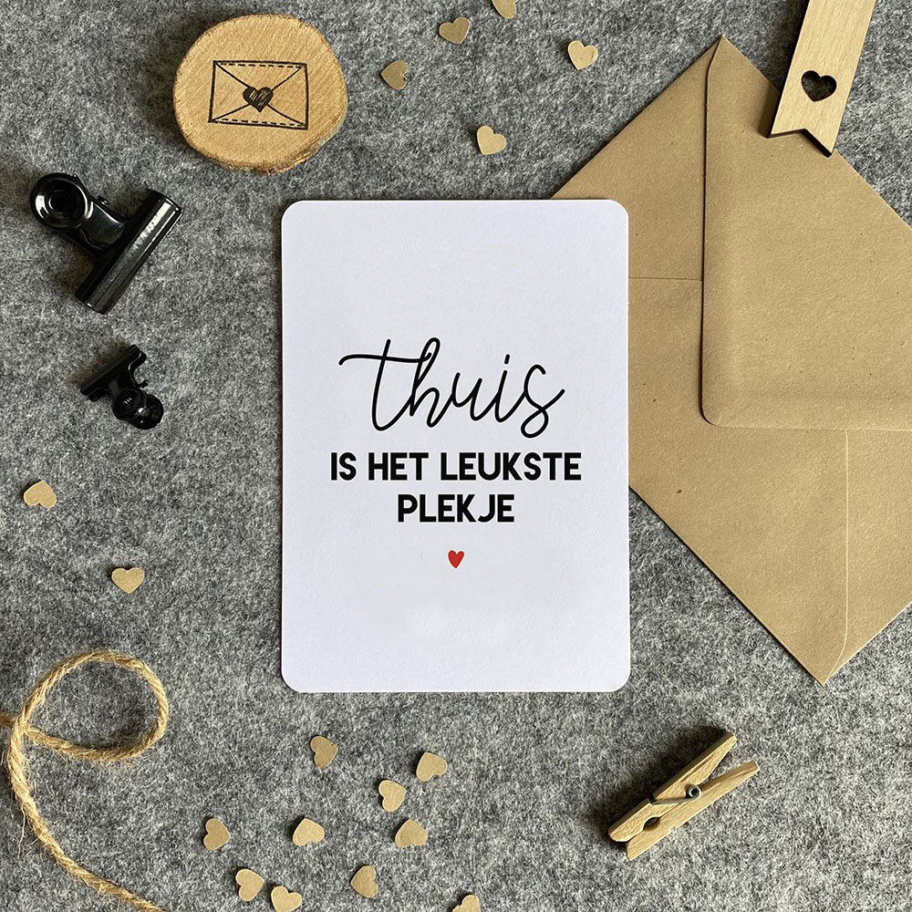 Karte - zu Hause ist der beste Ort