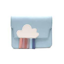 Children's shoulder bag - Rainbow Blue