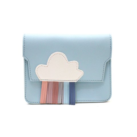 Children's shoulder bag - Rainbow Blue