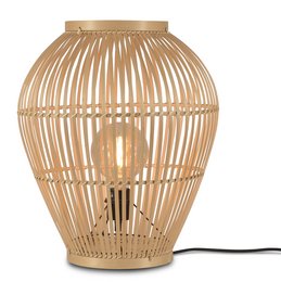 Vloerlamp Tuvalu bamboe naturel, S