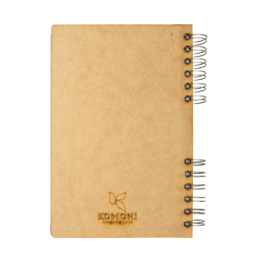 Duurzaam Houten Notitieboek – KOMONI – Horizon - Gerecycled papier – EA-HOR6G