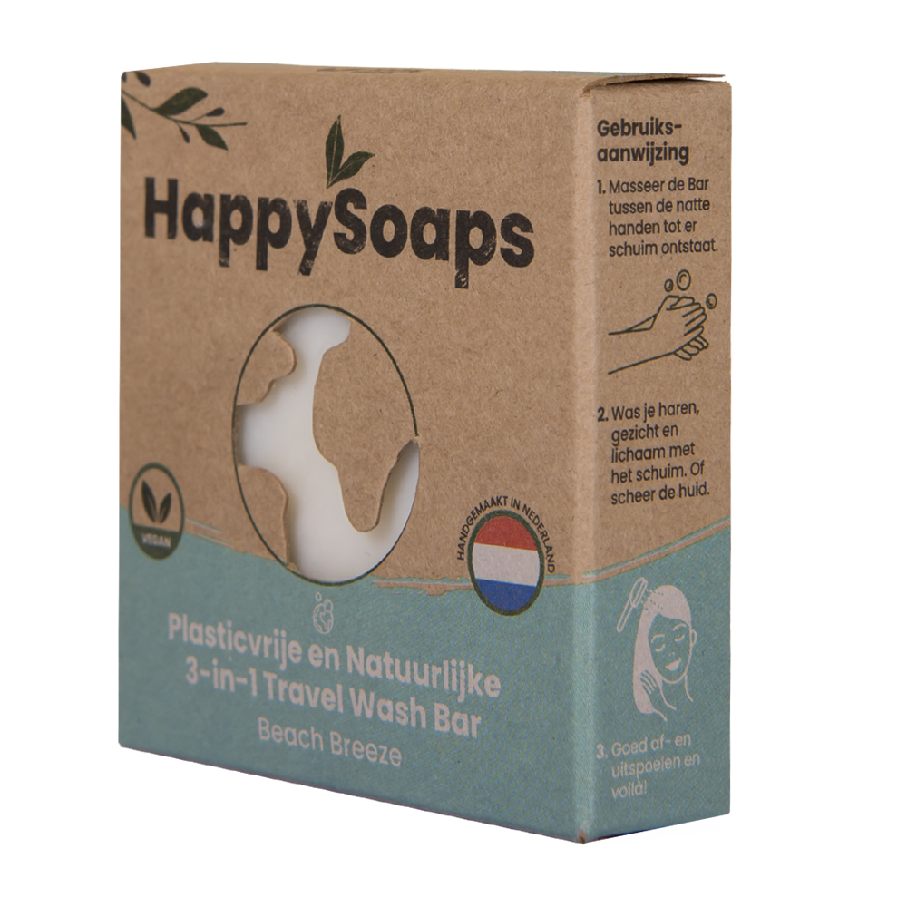 3-in-1 Travel Wash Bar - Beach Breeze