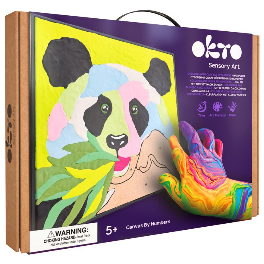 Okto Sansekunst Farve efter tal - Dyr - Panda