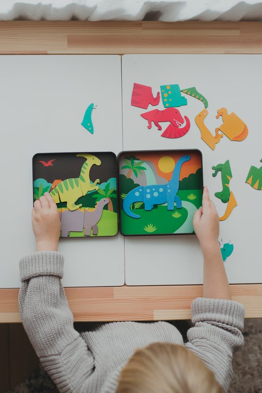 Magnetisch Spel On The Go - Dinosaurus Koninkrijk