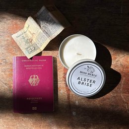 Miss Merle Travel Candle - fragrance candle for traveling, 90g