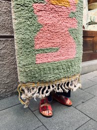 Berber carpet - Bariq - 0.60 x 1.10m