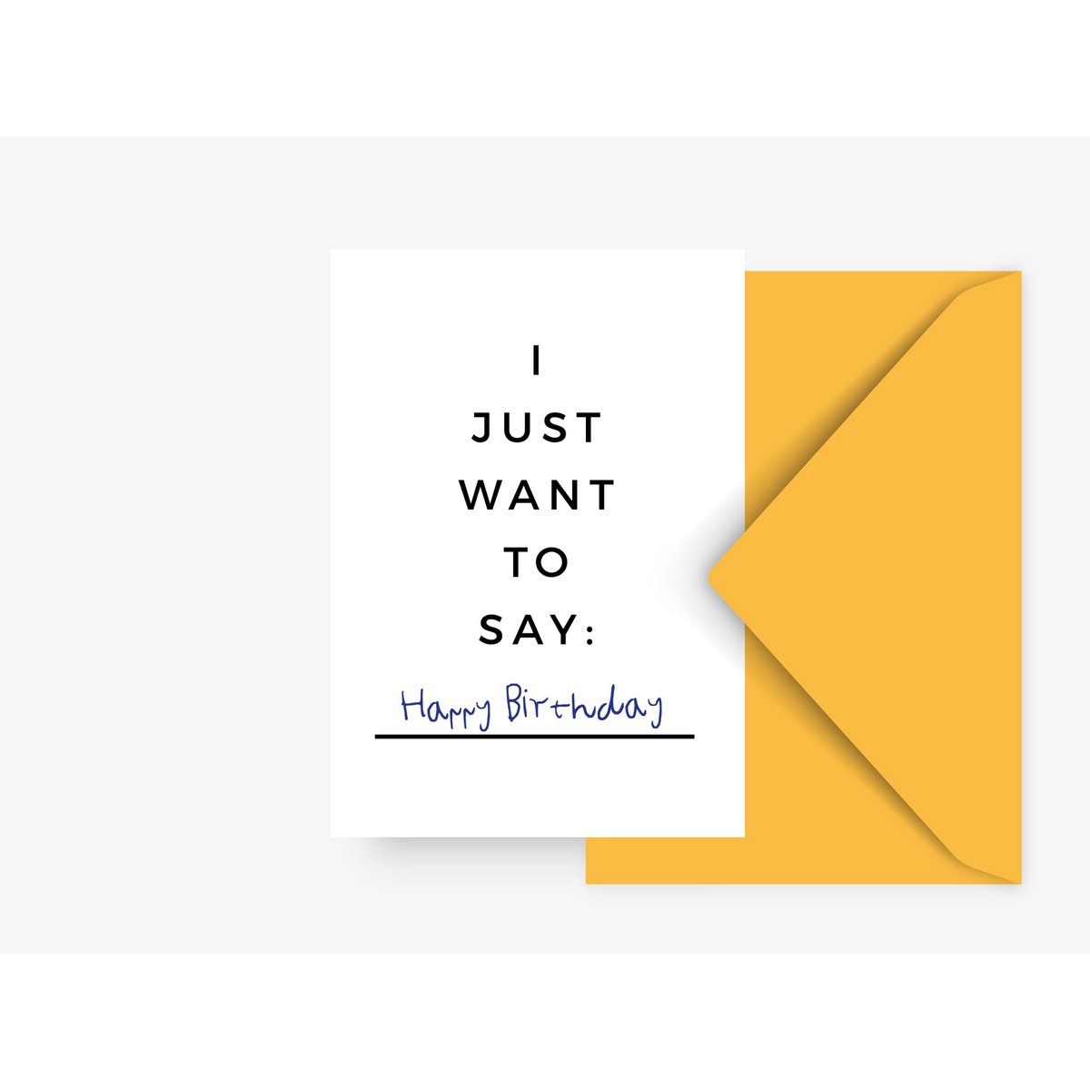 Grußkarte / Want To Say