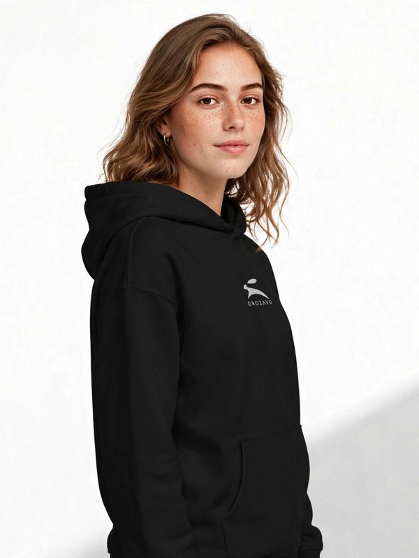 Suede-Finish Hoodie — 350 g/m²