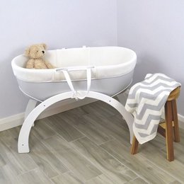 Baby cot with mattress and Dreami curved support
