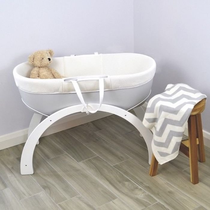 Baby cot with mattress and Dreami curved support