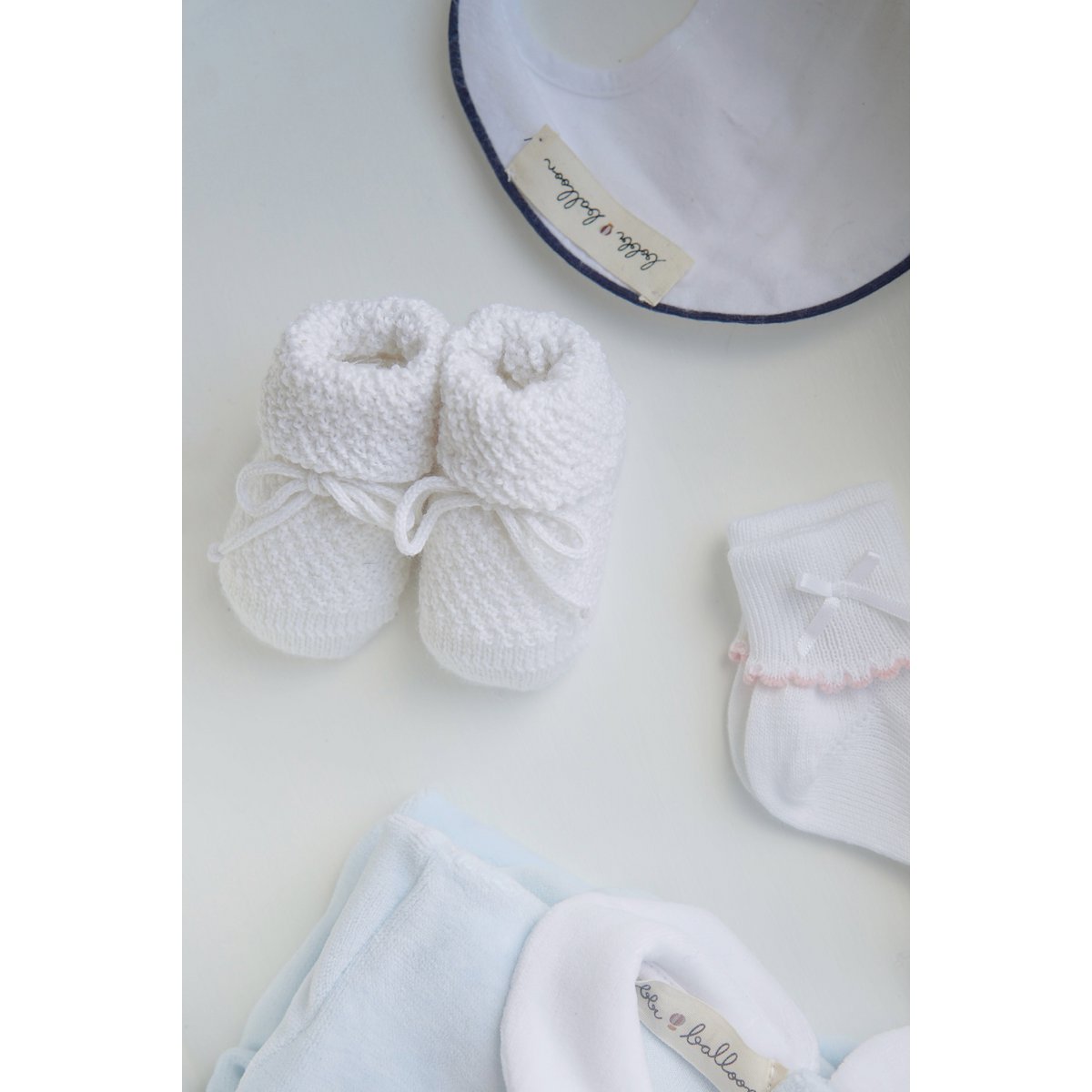 Newborn støvletter - cremet hvid
