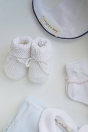 Newborn støvletter - cremet hvid