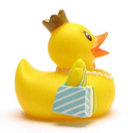 Badeente Shopping-Queen