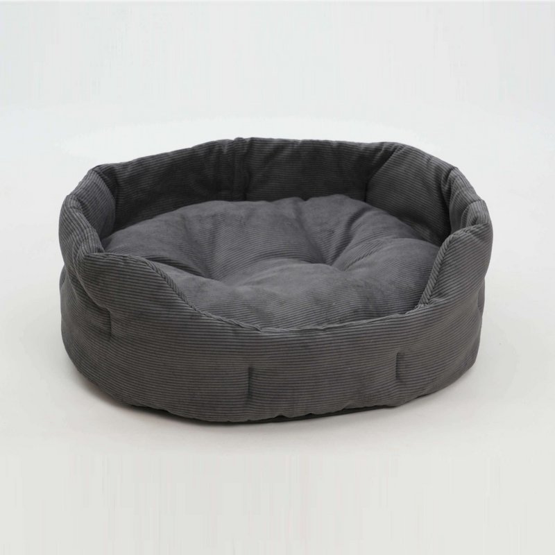 Hundekörbchen Chelsea Cord graphit